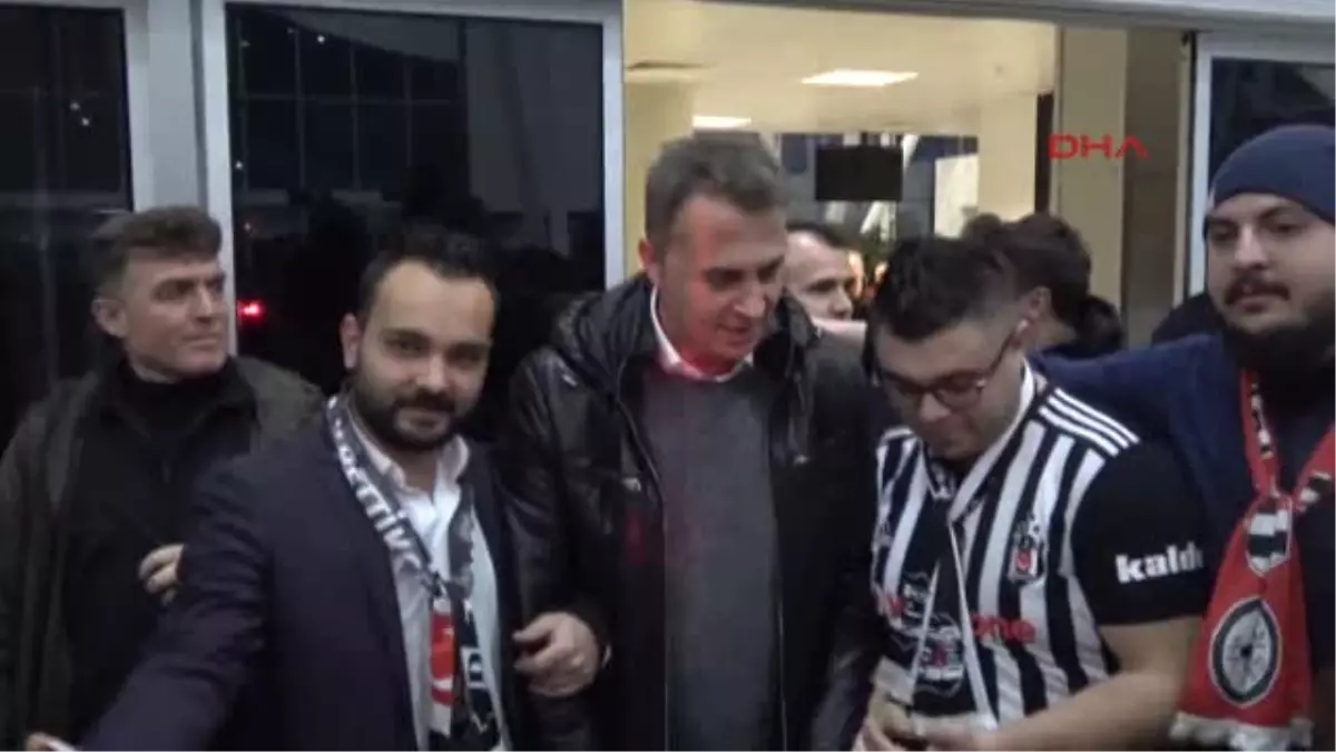 Beşiktaş\'a Sivas\'ta Meşaleli Karşılama