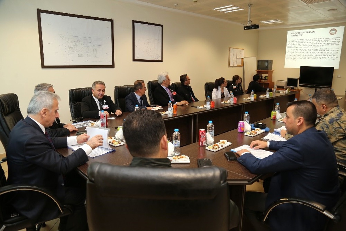 Kayseri Havalimanı Güvenlik Komisyonu Toplantısı Yapıldı