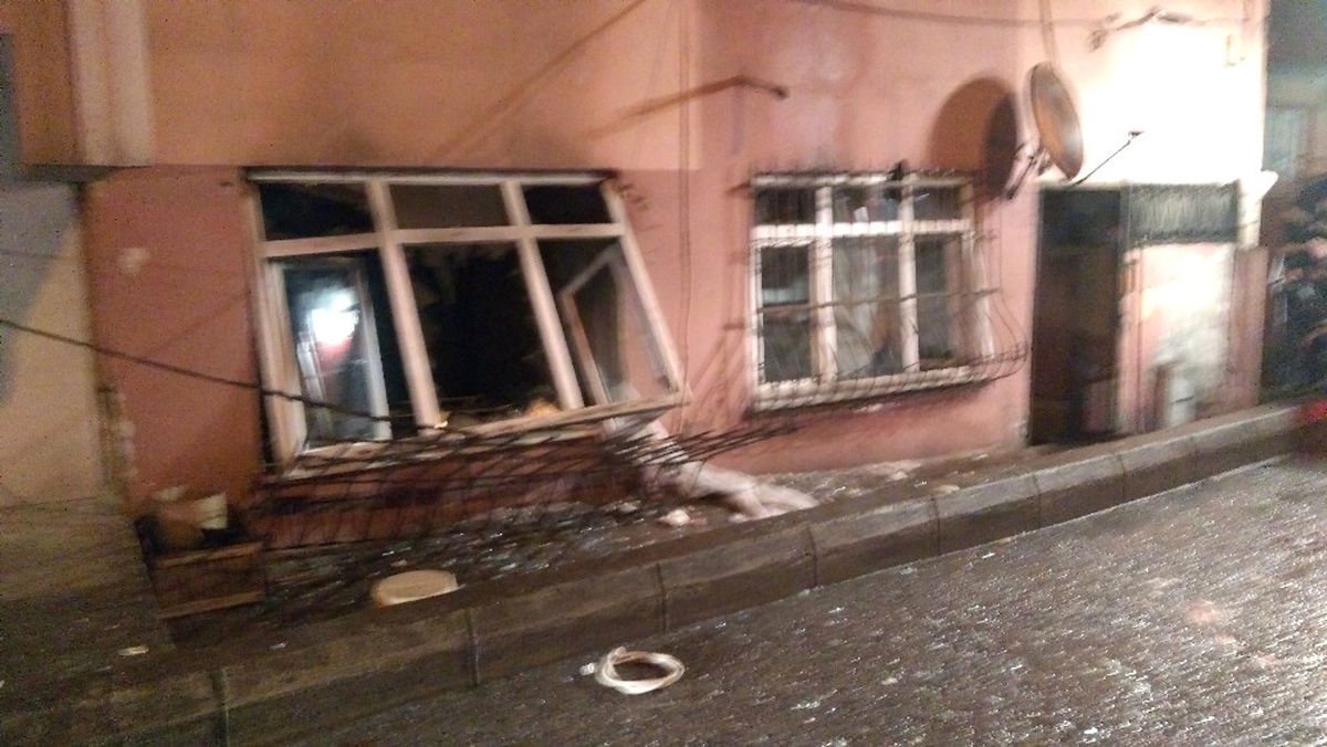Mutfak Tüpü Bomba Gibi Patladı