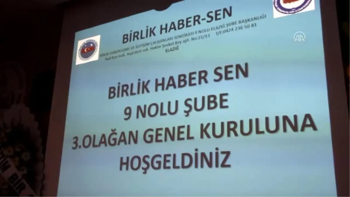 Birlik Haber-Sen Elazığ 9. Şube Kongresi