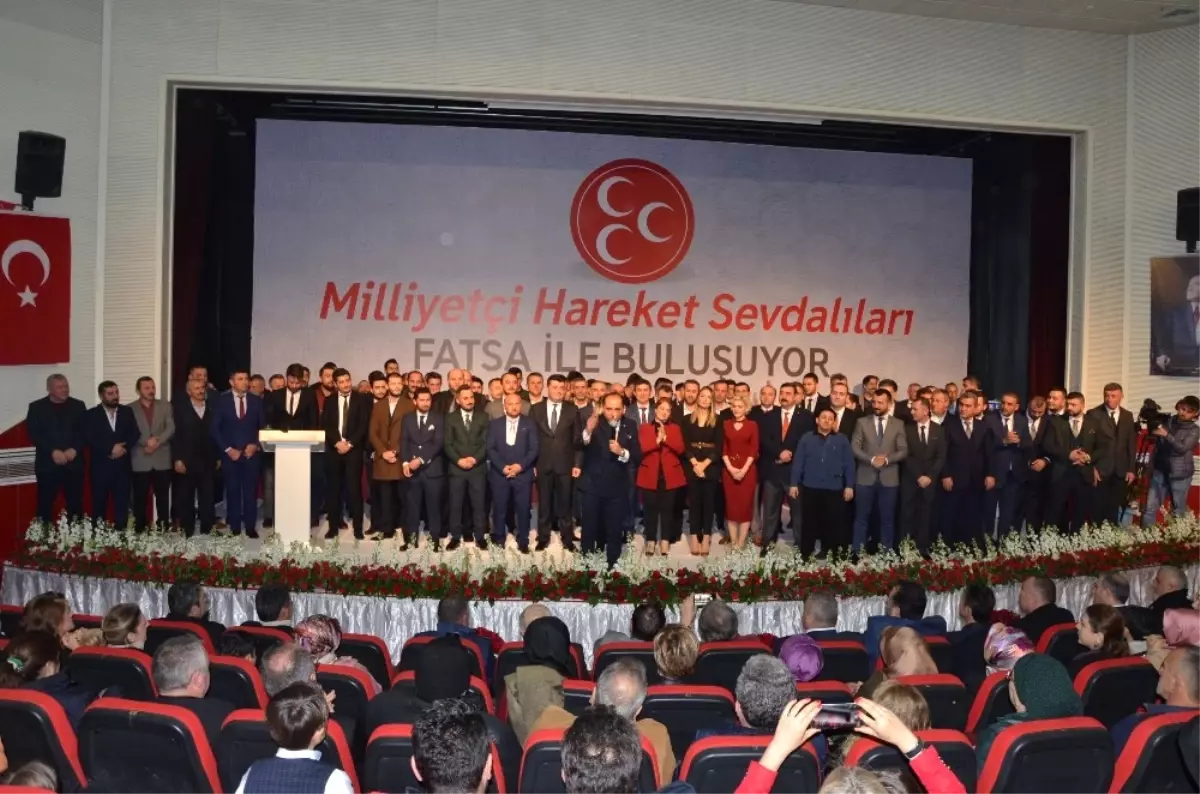 Fatsa MHP\'de Coşkulu Buluşma