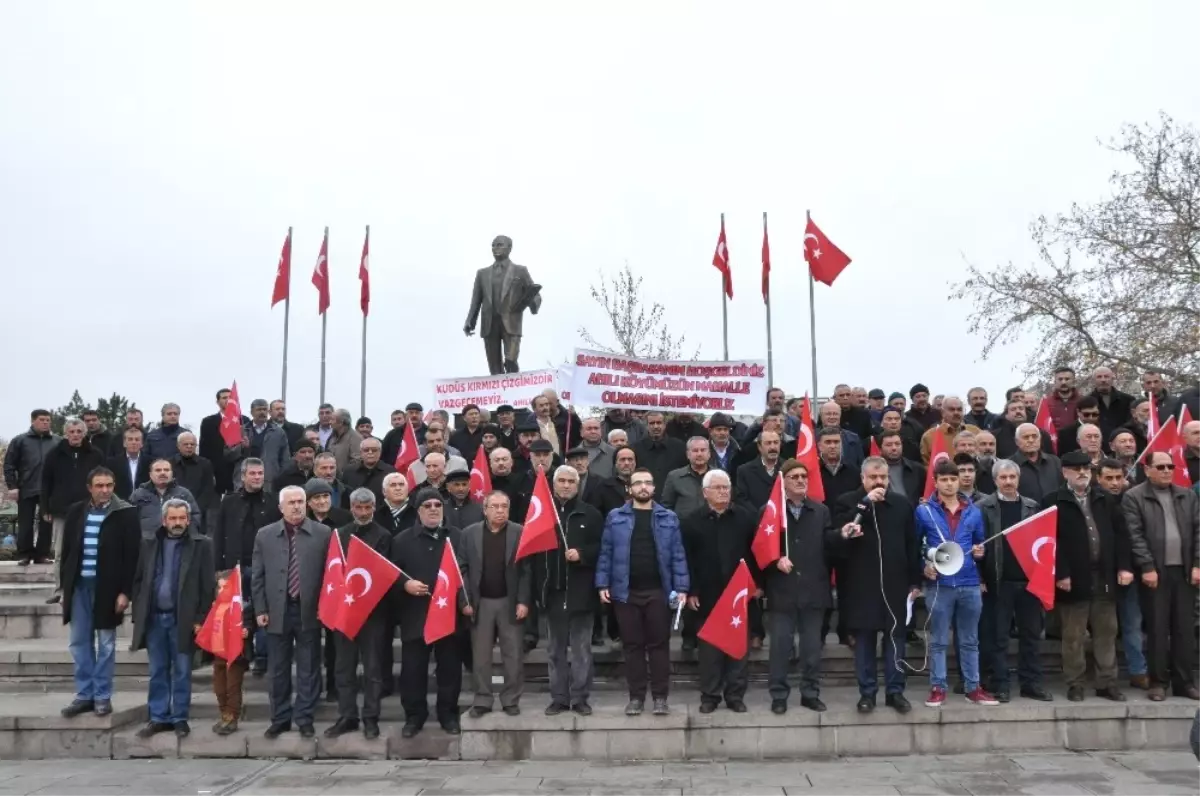 Köy Derneğinden Kudüs Tepkisi