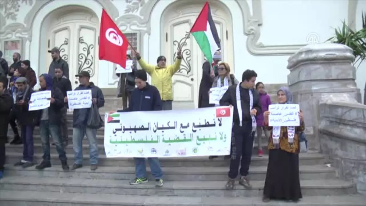 Tunus\'ta İsrail Aleyhinde Protesto