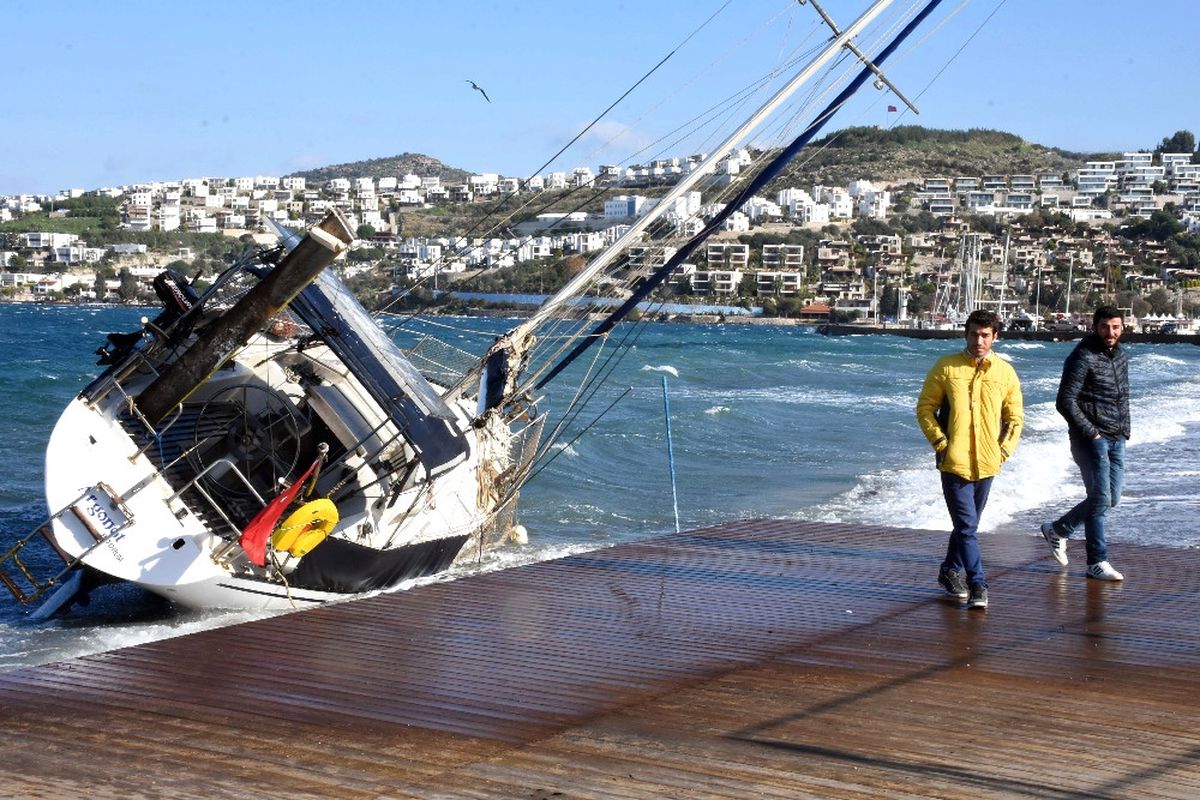 Bodrum\'da Fırtına Kabusu