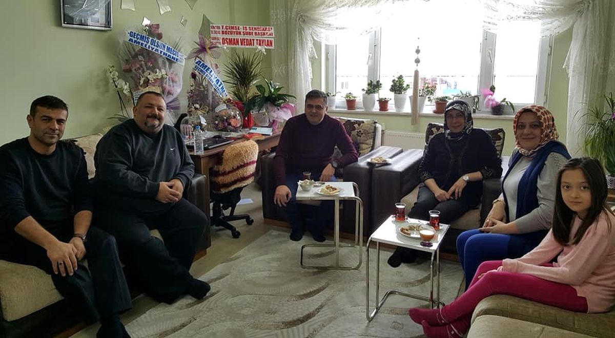 Başkan Yalçın\'dan Hasta Ziyareti