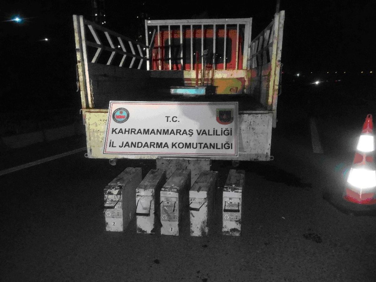 Baz İstasyonunun Aküsünü Çaldı, Jandarma Tarafından Yakalandı
