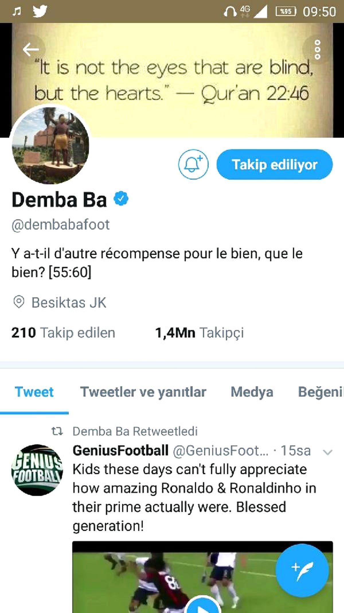 Demba Ba\'dan Beşiktaş\'a Yeşil Işık