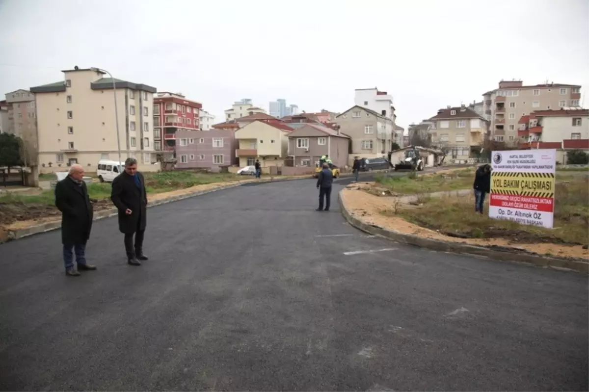 Kartal Belediyesi İlçede Yol Düzenleme Çalışmalarına Devam Ediyor