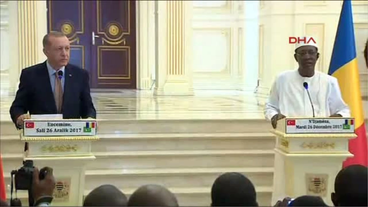 Cumhurbaşkanı Erdoğan, Çad Cumhurbaşkanı İdris Debi ile Çad\'da Ortak Basın Toplantısında Konuştu 1