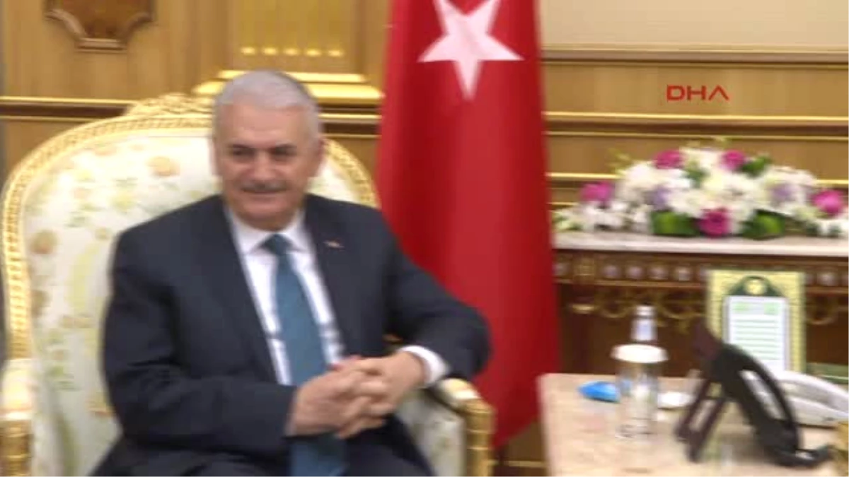 Başbakan Yıldırım Suudi Kral Selman\'la Bir Araya Geldi