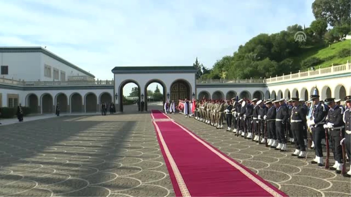 Cumhurbaşkanı Erdoğan Tunus\'ta - Karşılama Töreni - Tunus