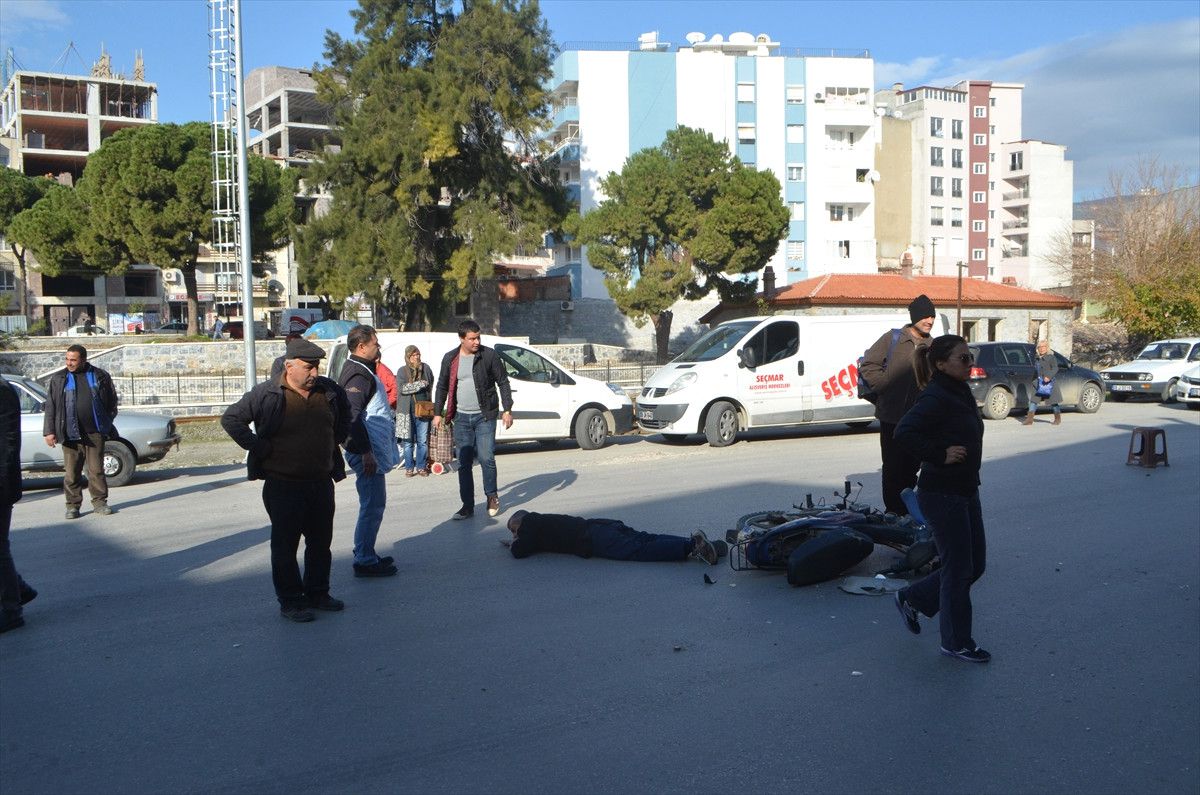 Söke\'de Trafik Kazası: 1 Yaralı