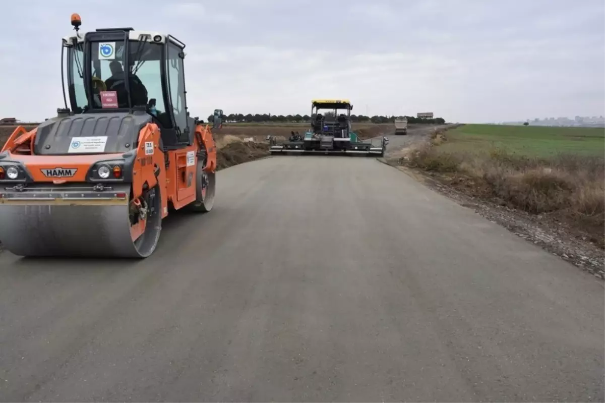 Tekirdağ\'da Yol Yapım Çalışmaları Devam Ediyor