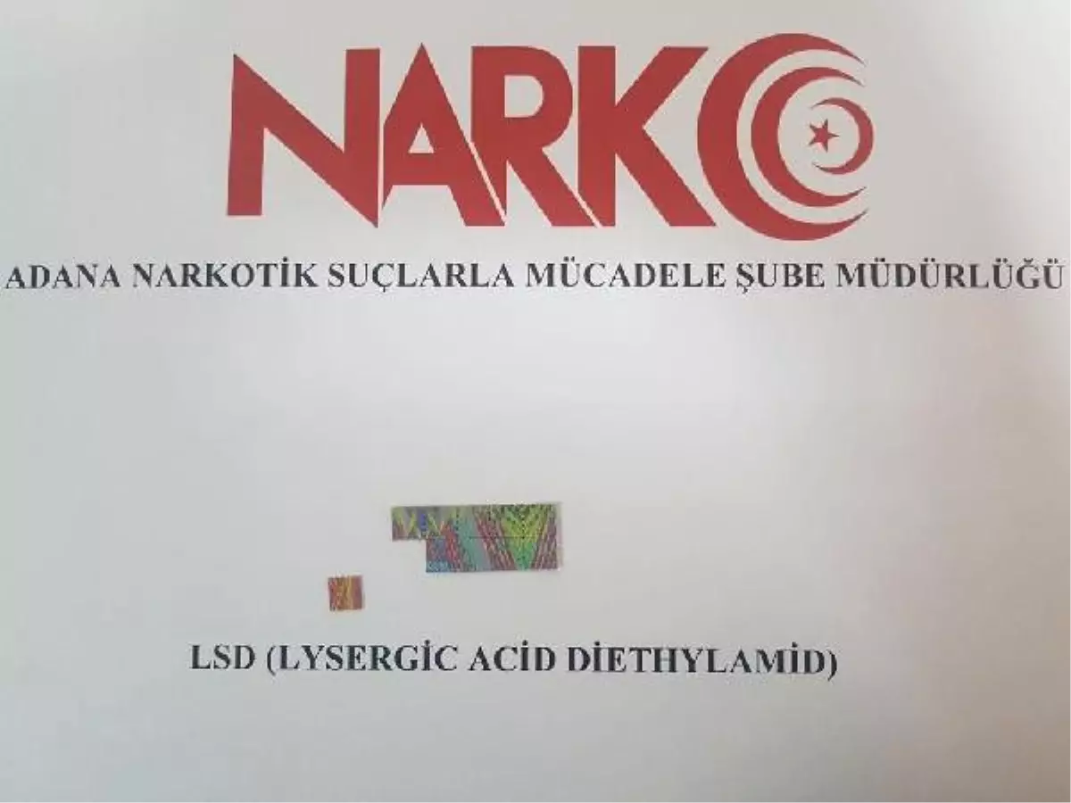 Adana\'da İlk Kez Lsd Emdirilmiş Pul Ele Geçirildi