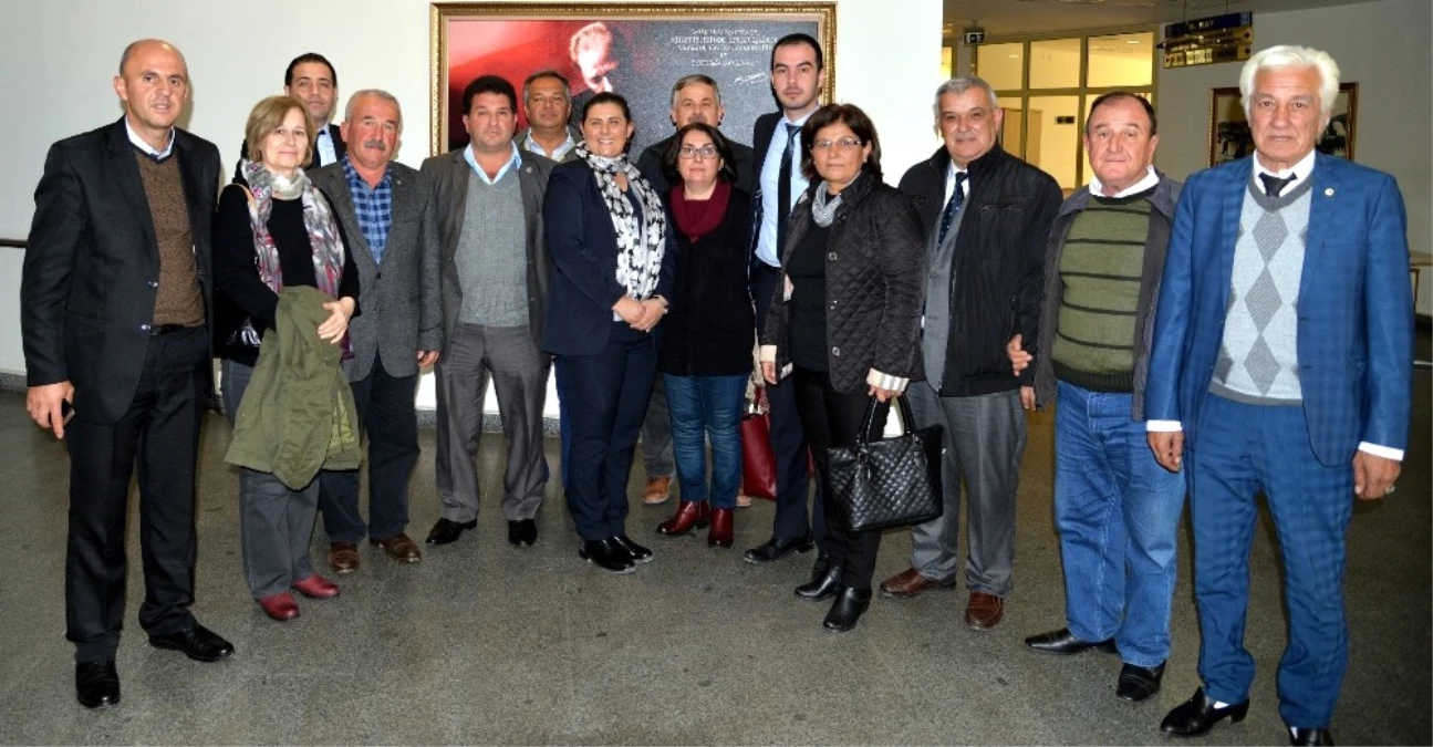 CHP Nazilli ve Sultanhisar İlçe Yönetimlerinden Başkan Çerçioğlu\'na Ziyaret