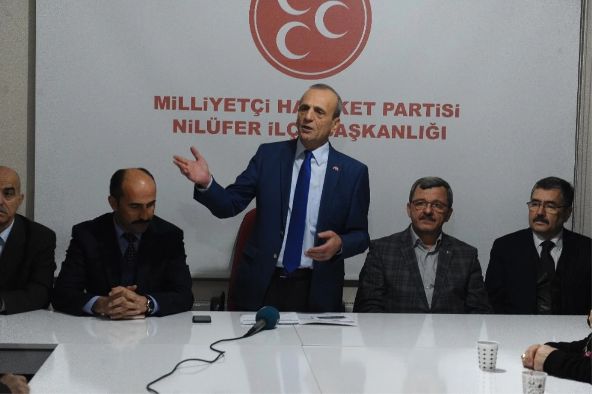 MHP Bursa İl Başkanı Tevfik Topçu Açıklaması