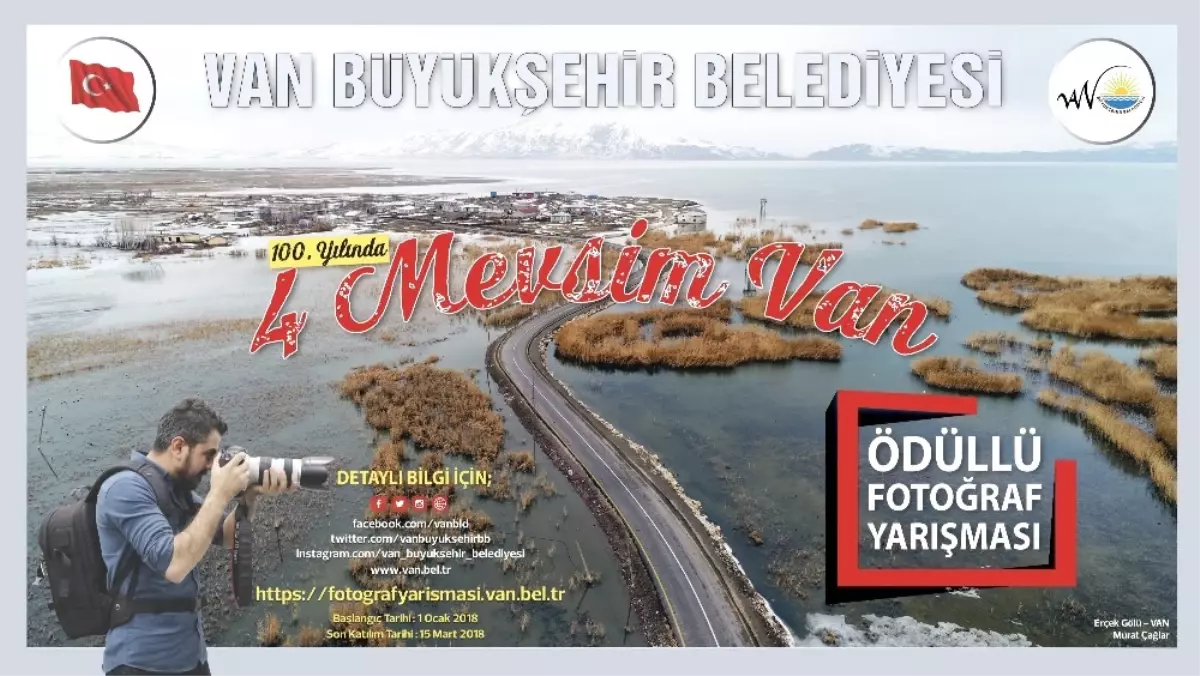 Van\'da \'100. Yılında Dört Mevsim Van\' Fotoğraf Yarışması