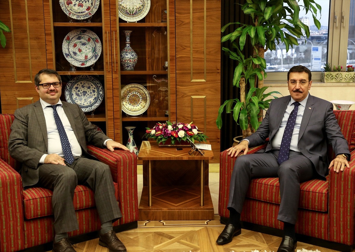Bakan Tüfenkci Azerbaycan\'ın Ankara Büyükelçisi İbrahim\'i Kabul Etti