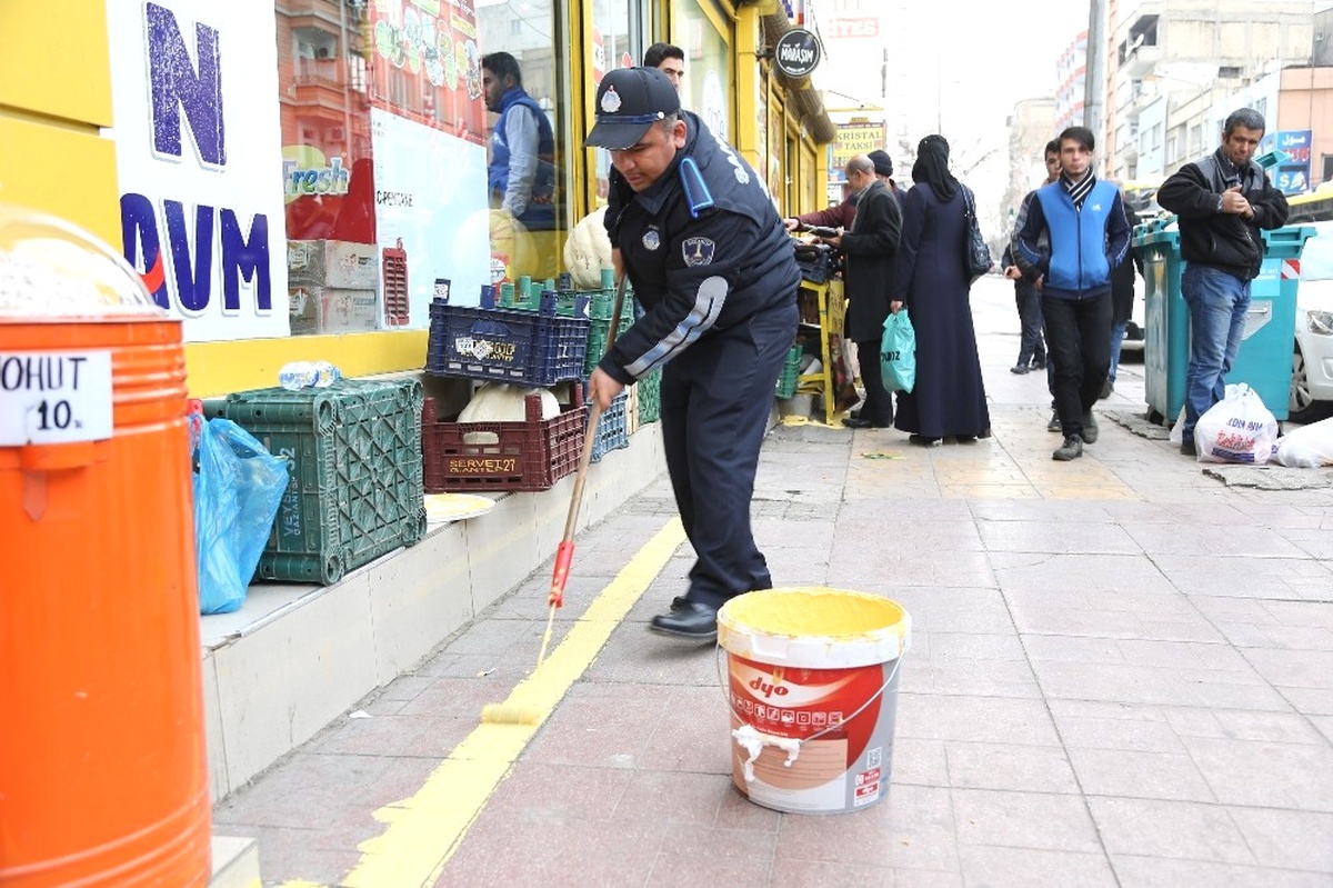 Şahinbey Belediyesinden Sarı Çizgili Önlem