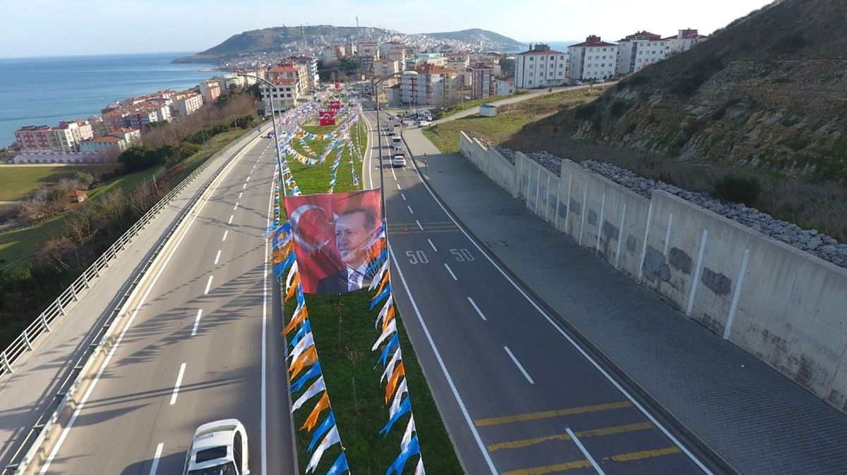 Sinop\'ta Cumhurbaşkanı Erdoğan Heyecanı