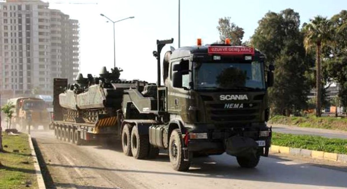 Suriye Sınırına Askeri Sevkiyat