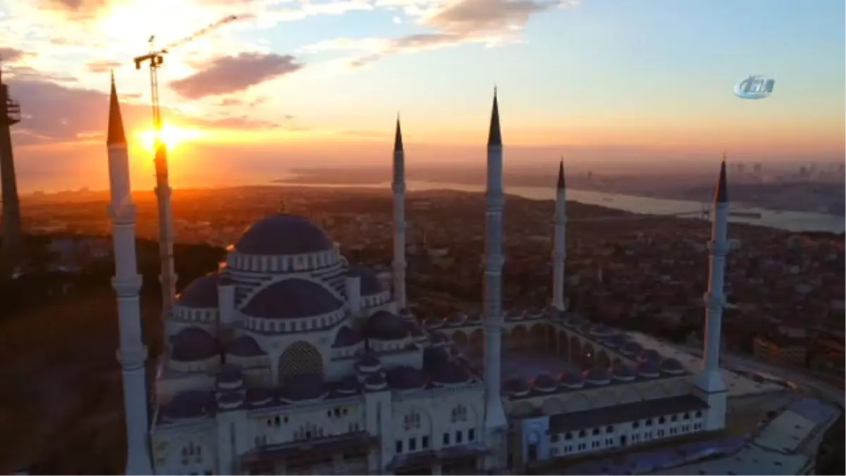 Yüzde 90\'lık Kısmı Biten Çamlıca Camii Havadan Görüntülendi