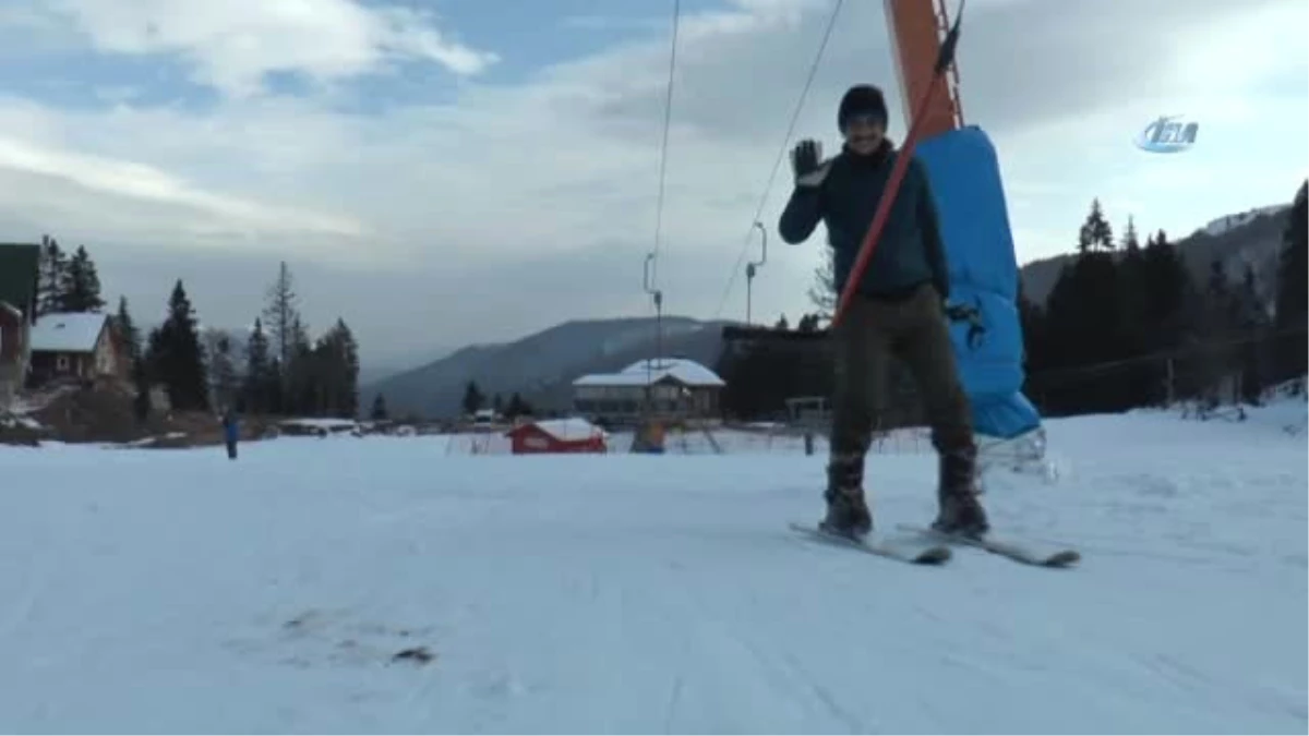 Artvin Atabarı Kayak Merkezi\'nde Kayak Sezonu Açıldı