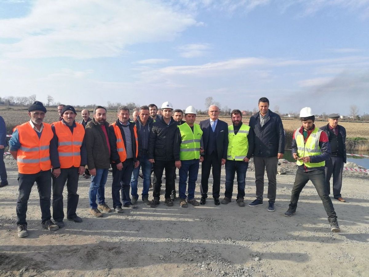 Bafra\'nın İkinci Köprüsü de Bitti
