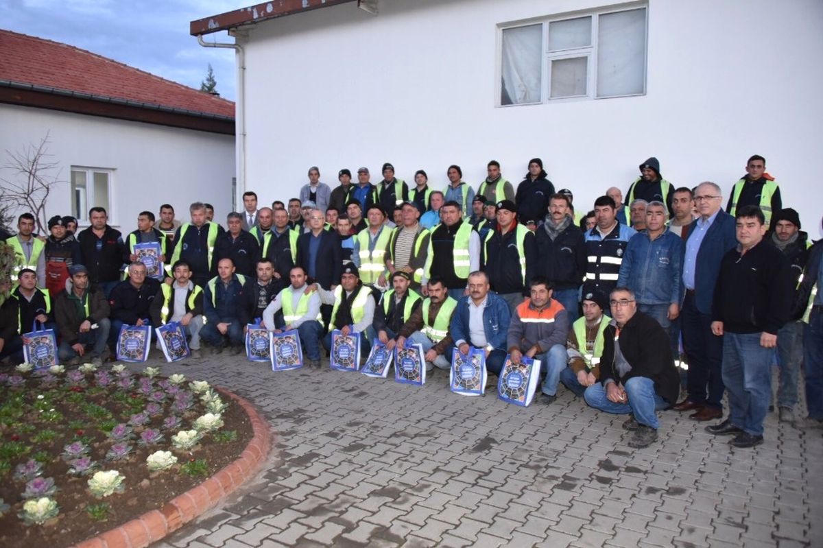 Başkan Kayda, İşçilerin Yeni Yılını Kutladı