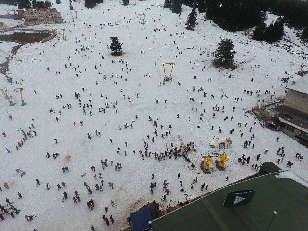 Jak Uludağ\'da Drone ile Kuş Uçurtmuyor