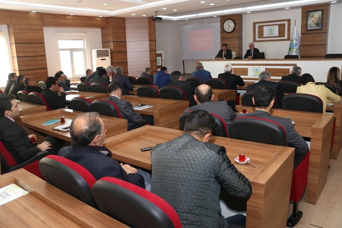 Kayapınar Belediyesinde 2017 Yılının Son Muhtarlar Toplantısı Yapıldı