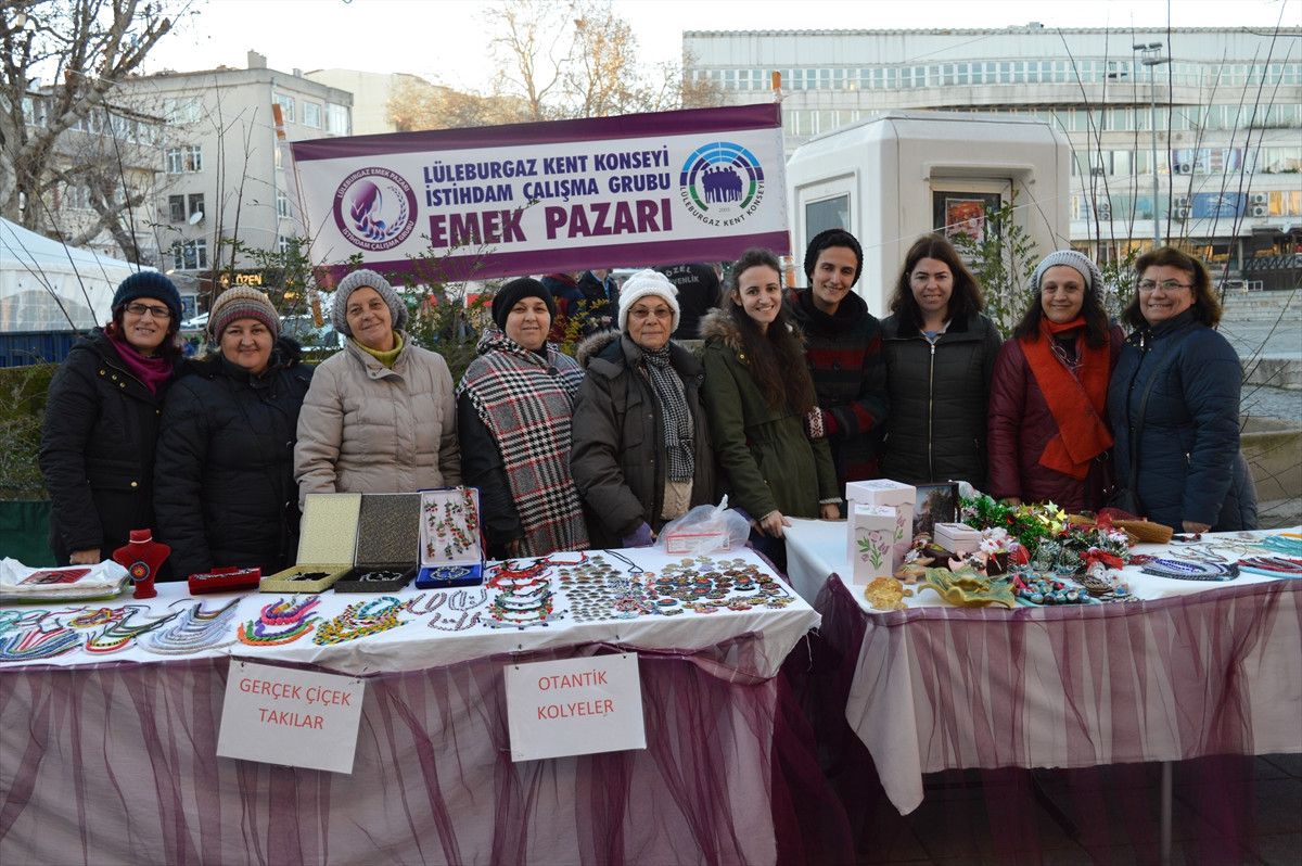 Lüleburgaz\'da "Emek Pazarı" Açıldı