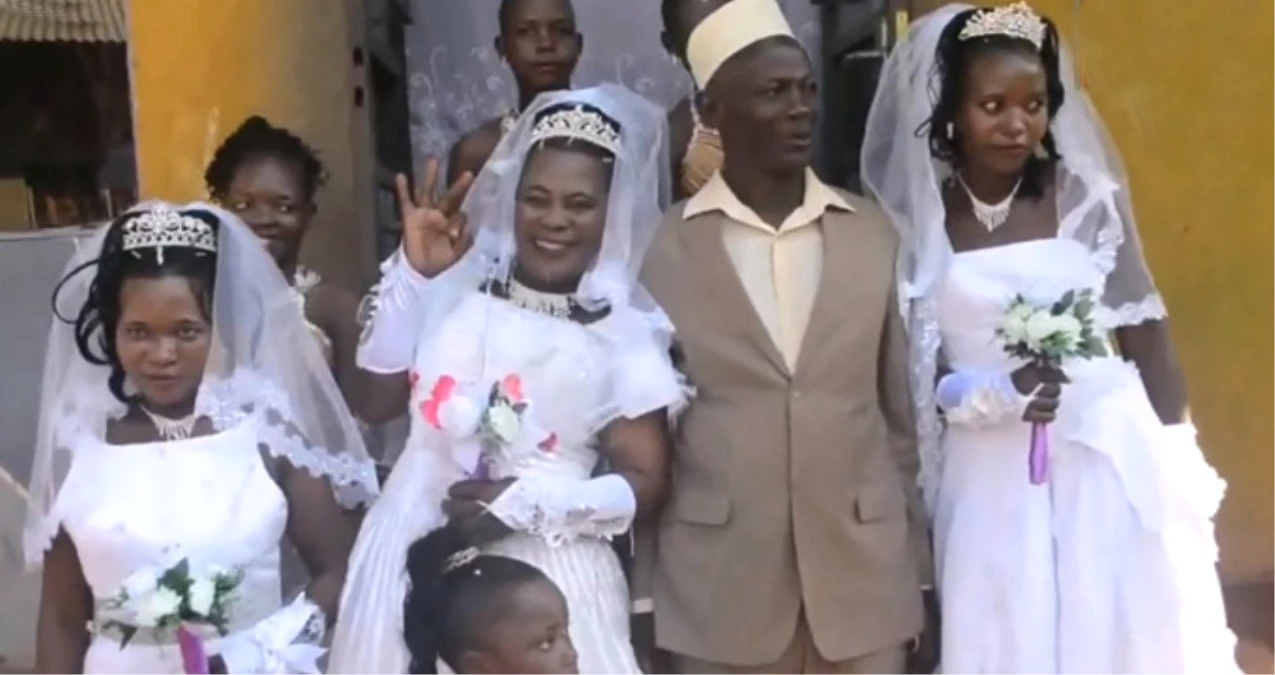 Ugandalı Züğürt Damat, Tek Düğün Yapıp 3 Kadınla Evlendi