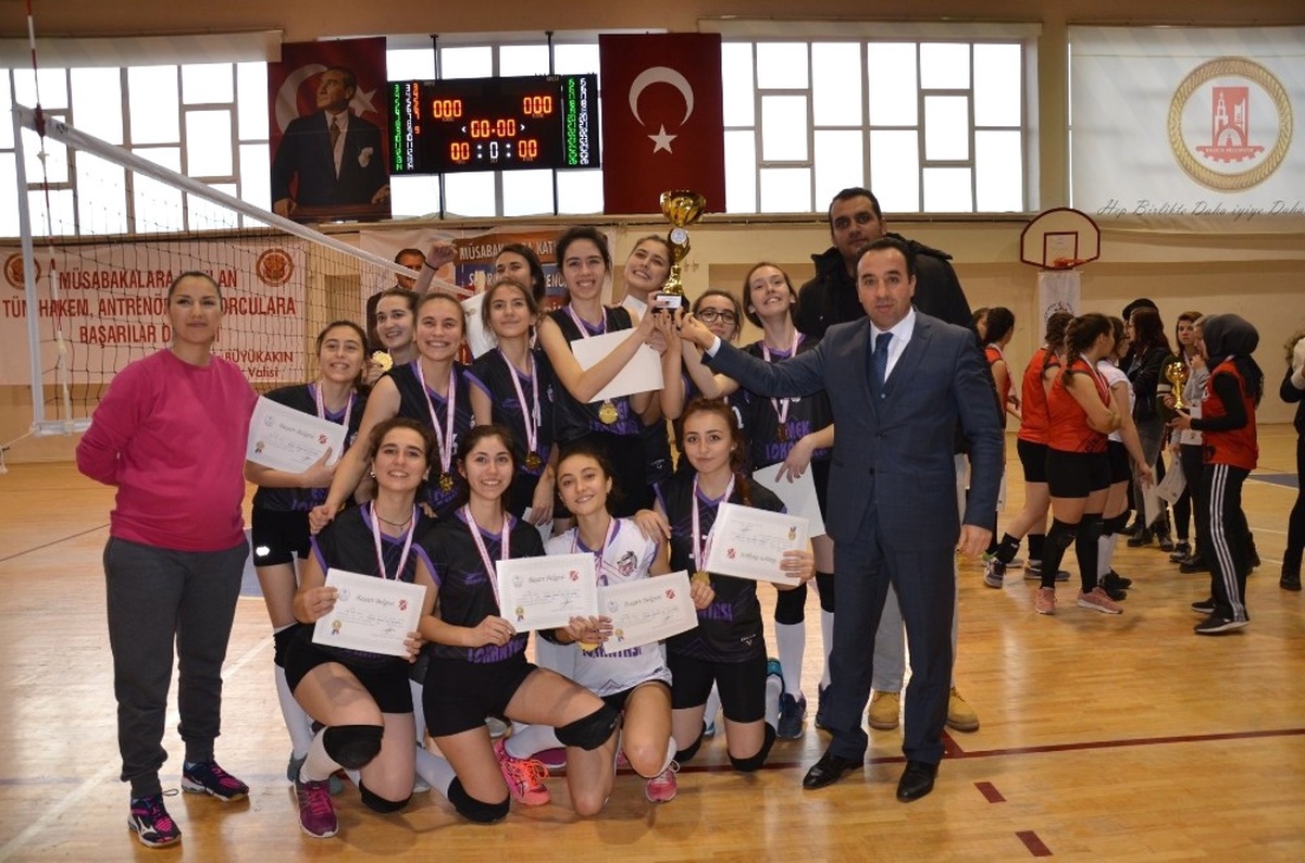 Okul Sporları Voleybol Genç Kızlar A Grubu Müsabakaları Sona Erdi