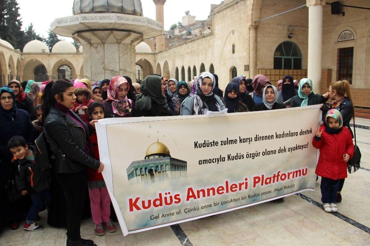 Şanlıurfalı Kadınlar Kudüs\'e Sahip Çıktı