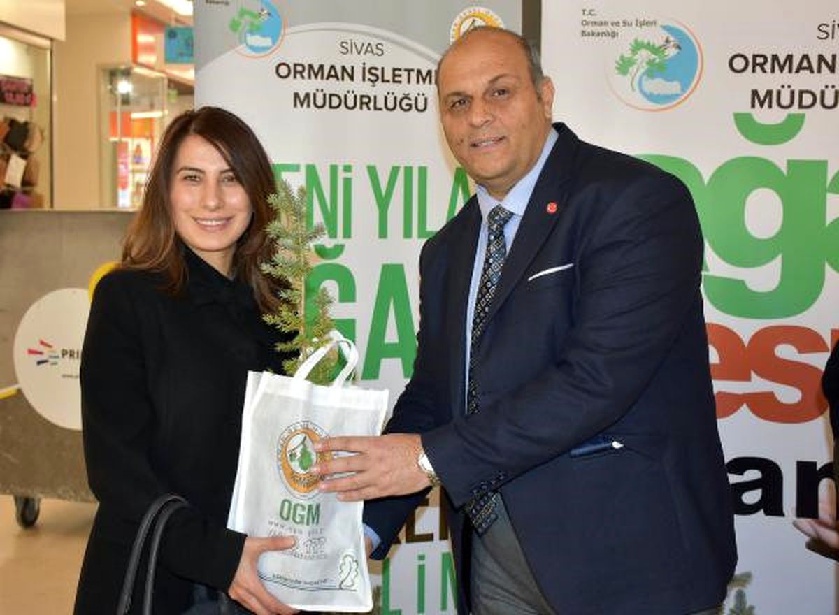 Sivas\'ta 5 Bin Çam Fidanı Dağıtıldı