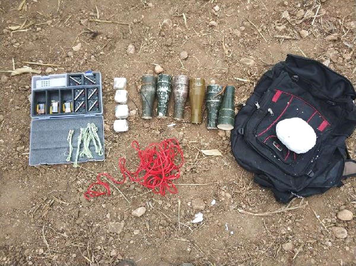 Mardin\'de 52 Kilo Ağırlığında Tuzaklanmış Patlayıcı Bulundu