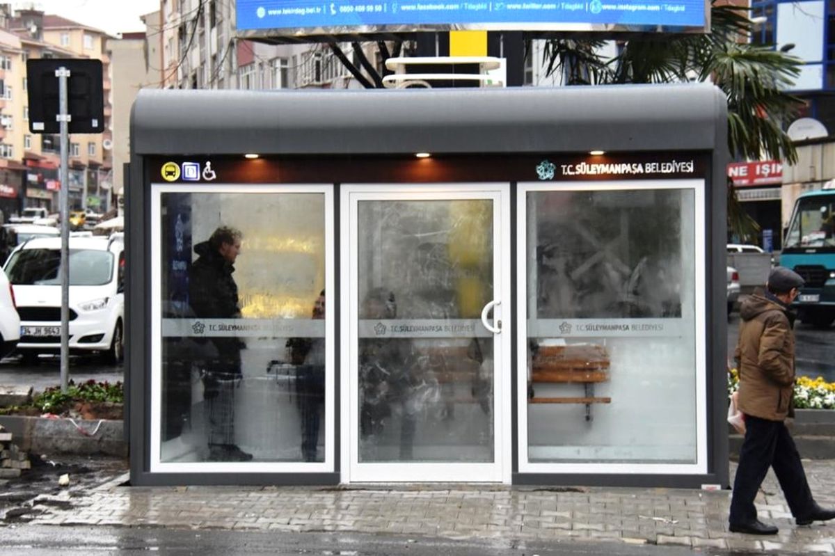 Tekirdağ\'da Vatandaş Soğukta Otobüs Beklemeyecek