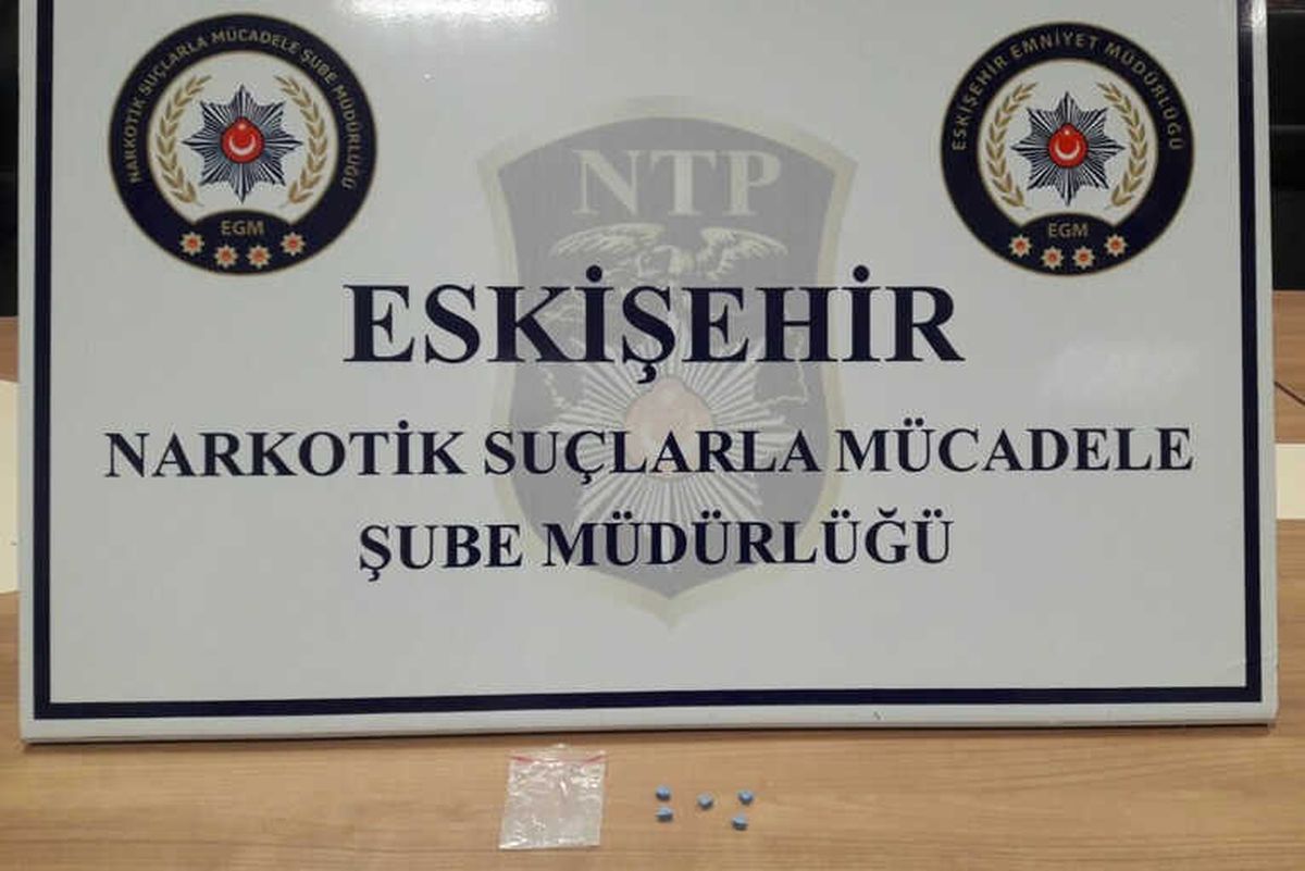 Eskişehir\'de 5 Adet Uyuşturucu Hap Ele Geçirildi