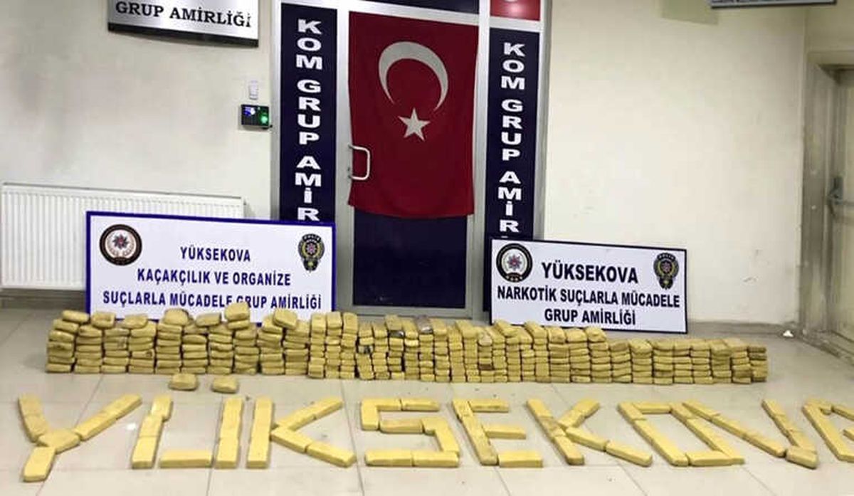 Hakkari\'de 167 Kilo Eroin Ele Geçirildi