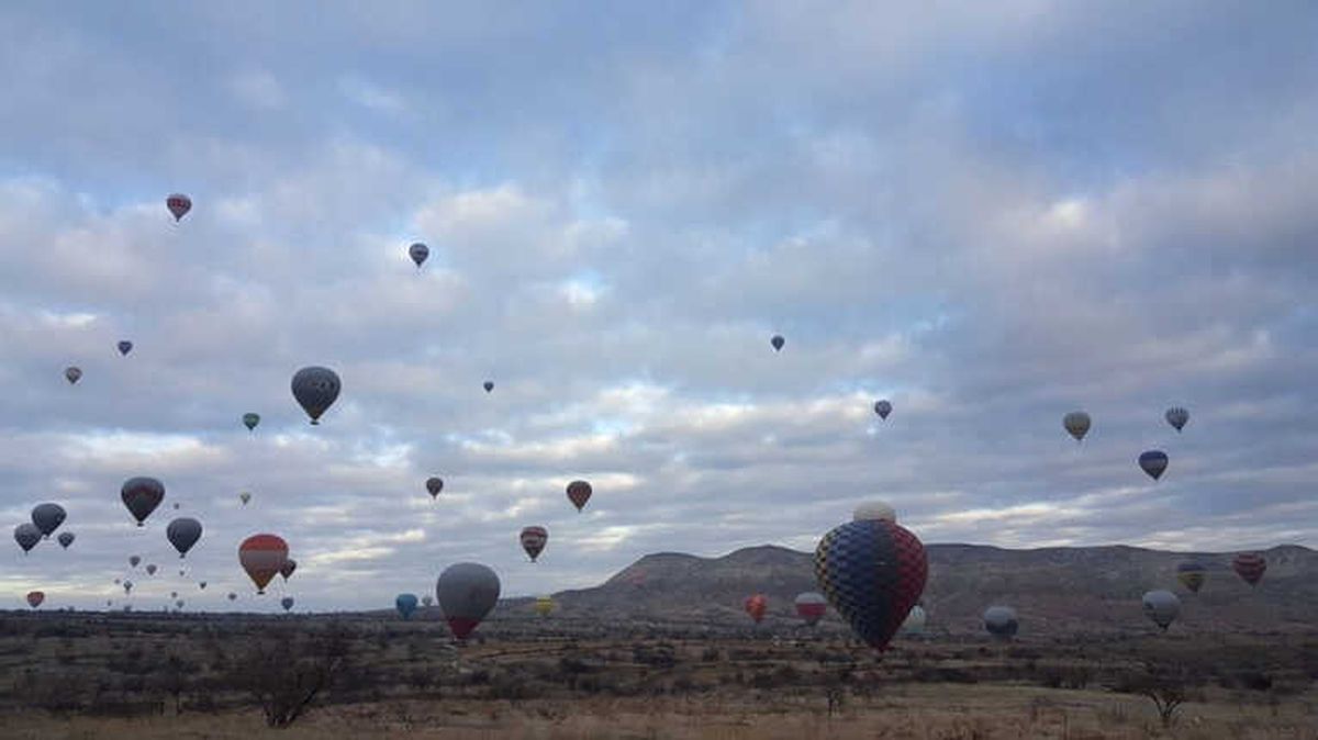 Kapadokya\'da Balonlar Havalandı