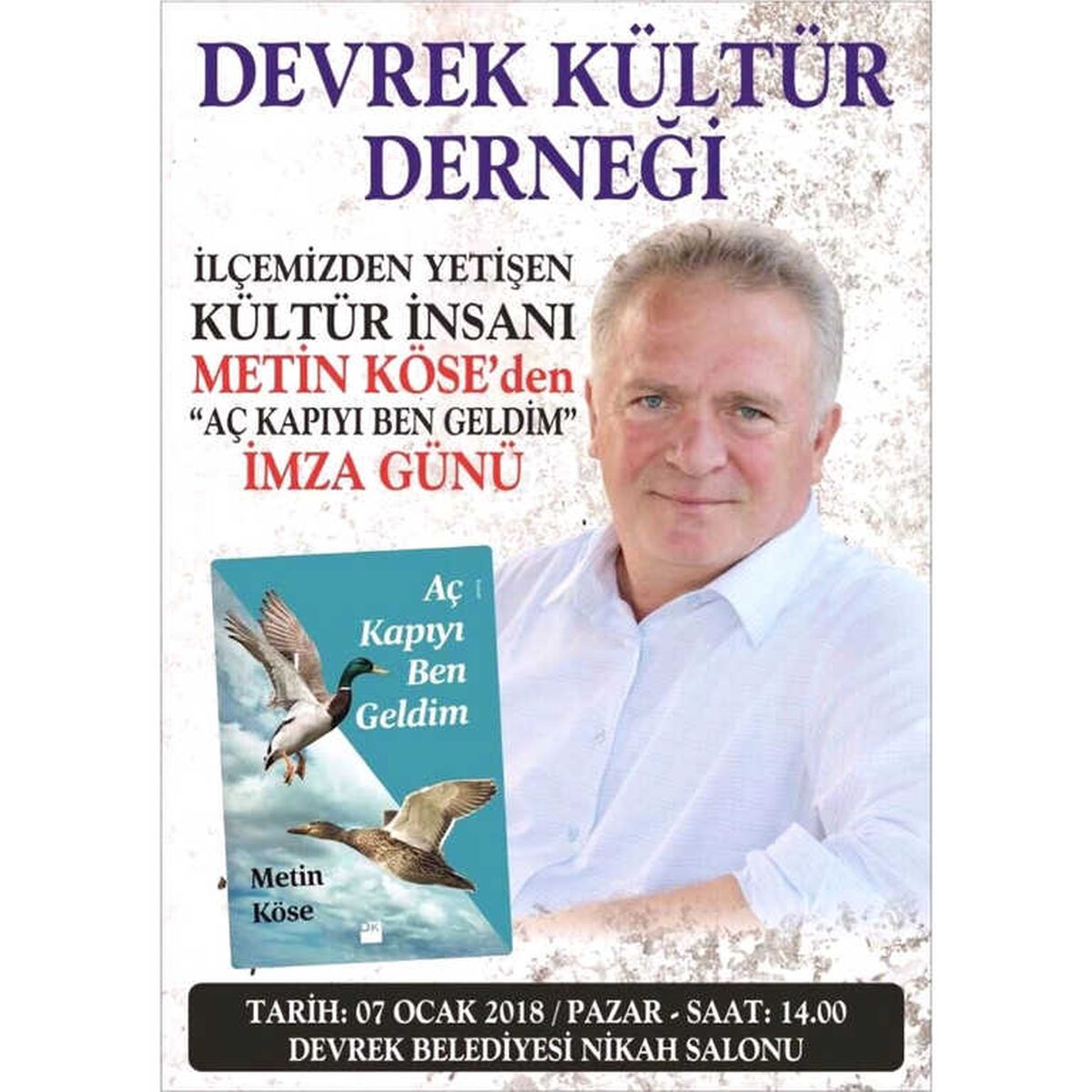 Köse, Kitabını Hayranları İçin İmzalayacak.