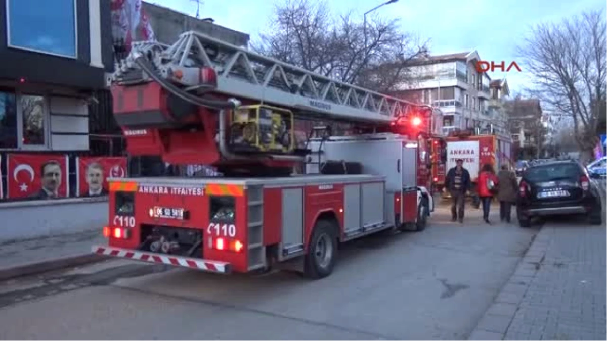 Ankara\'da Büyük Birlik Partisi Genel Merkezinin Bulunduğu Binada Yangın Çıktı-3