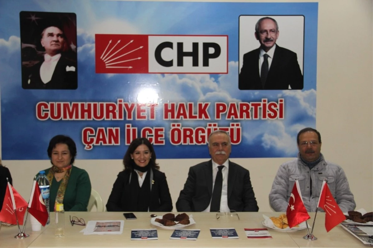 Başkan Gökhan\'dan CHP Çan İlçe Başkanlığına Tebrik Ziyareti