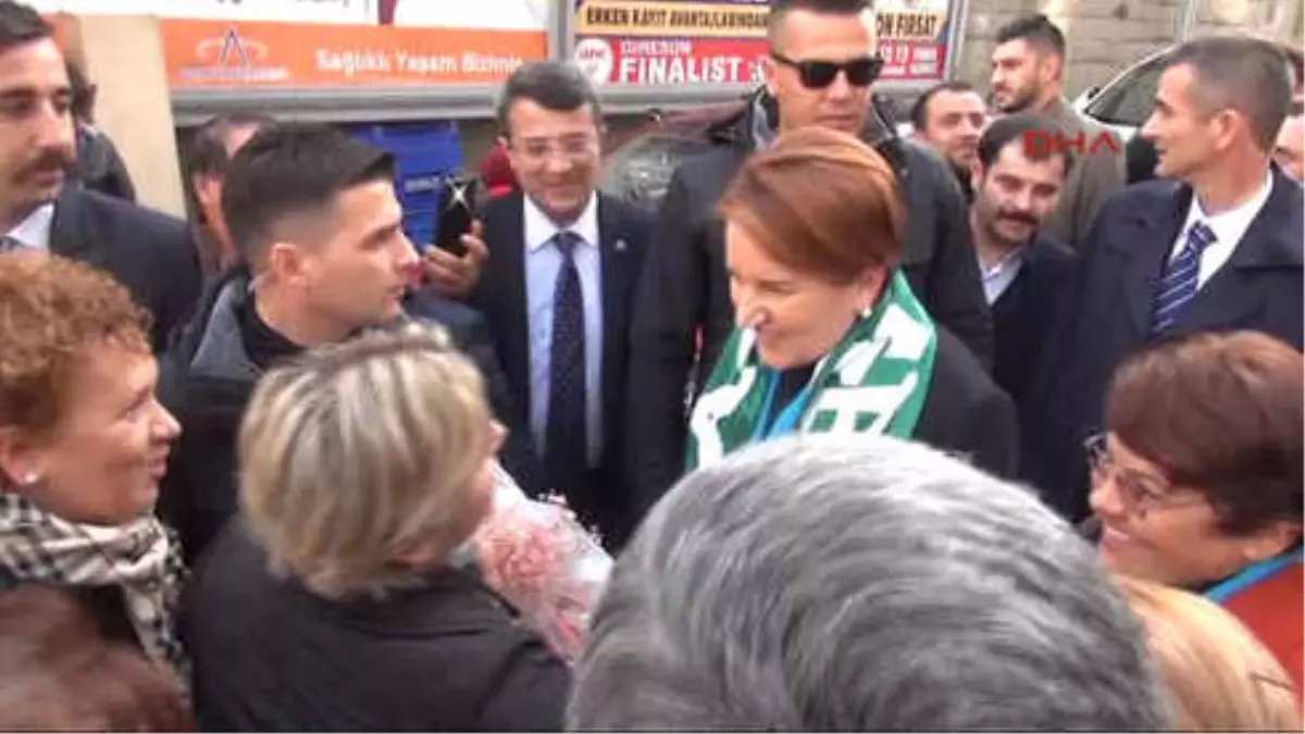 Giresun İyi Parti Genel Başkanı Akşener\'e Davul- Zurnalı Karşılama