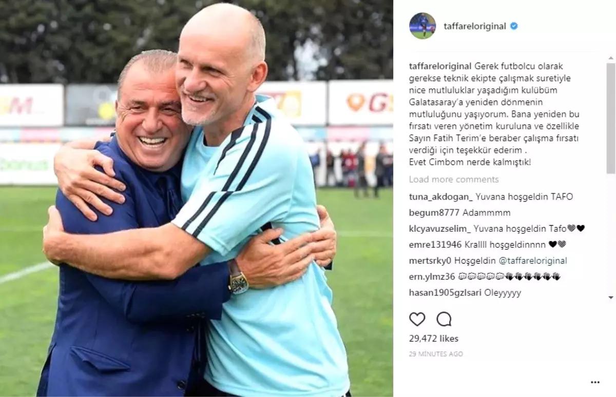 Taffarel de Açıkladı: "Evet Cimbom Nerede Kalmıştık"