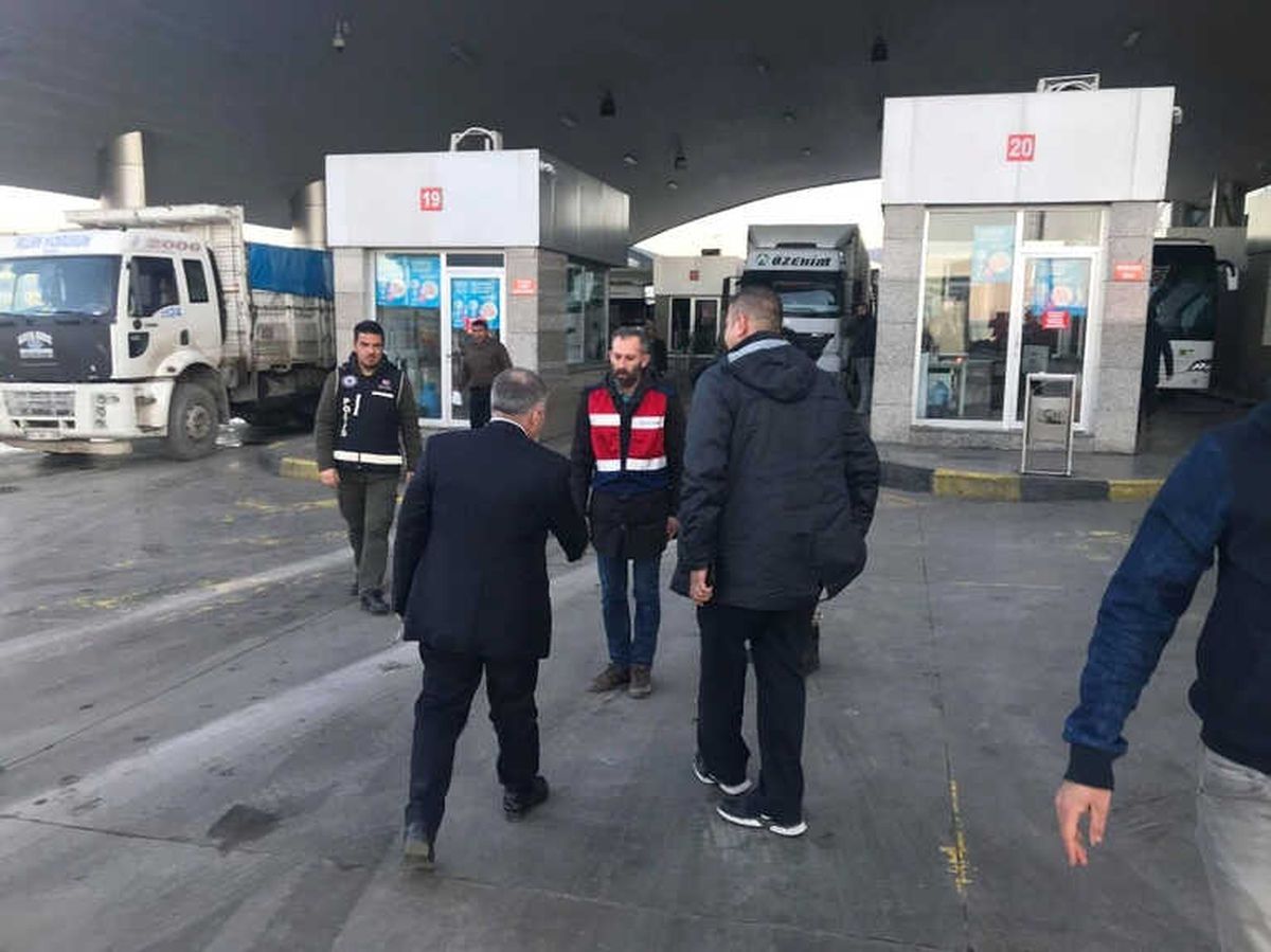 Kaymakam Duru, Sınırda İncelemelerde Bulundu
