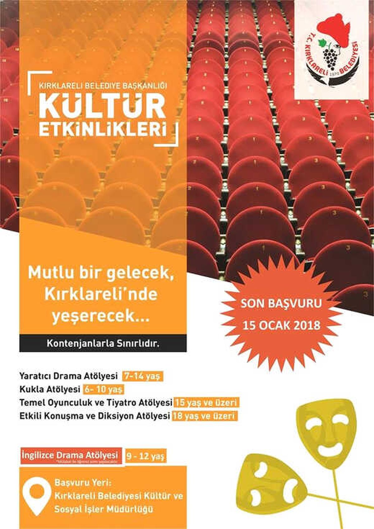 Sanat Atölyeleri Projesi"Nde 2\'inci Dönem Kayıtları Başladı