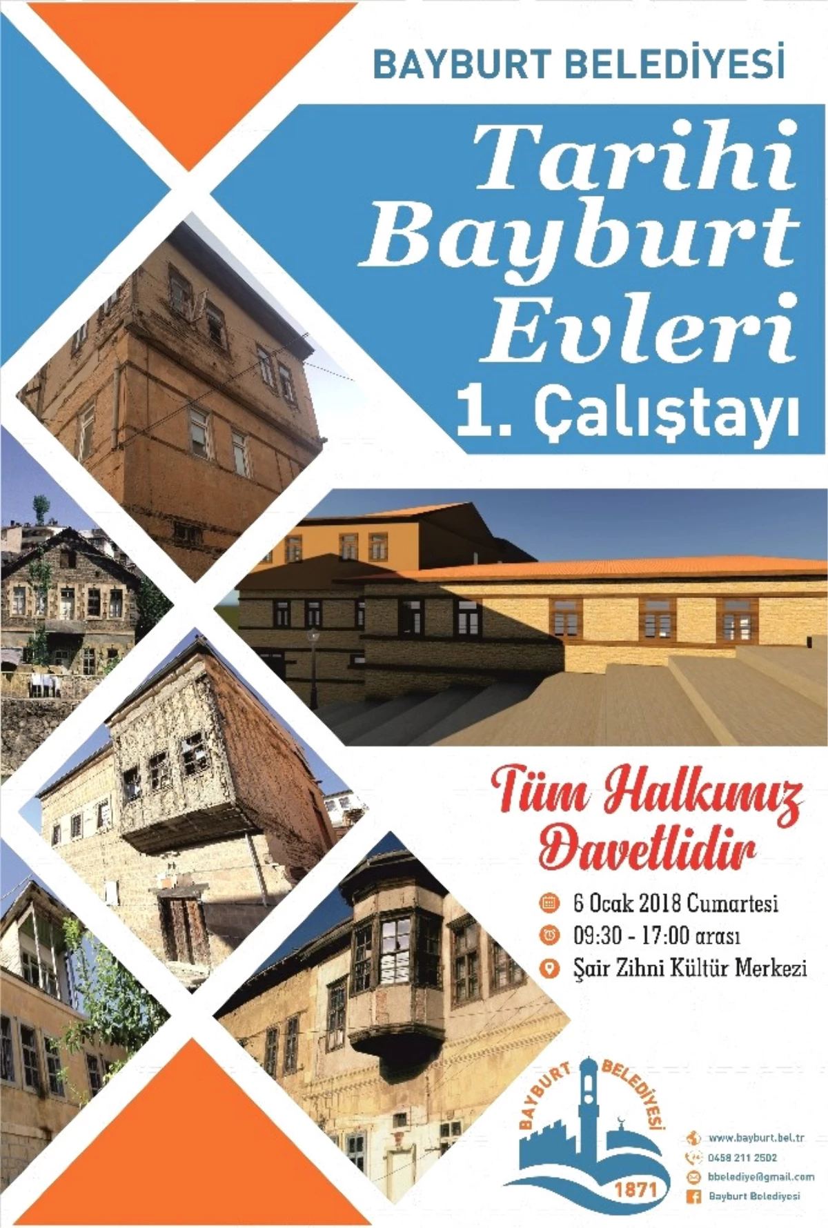 1.tarihi Bayburt Evleri Çalıştayı Başlıyor