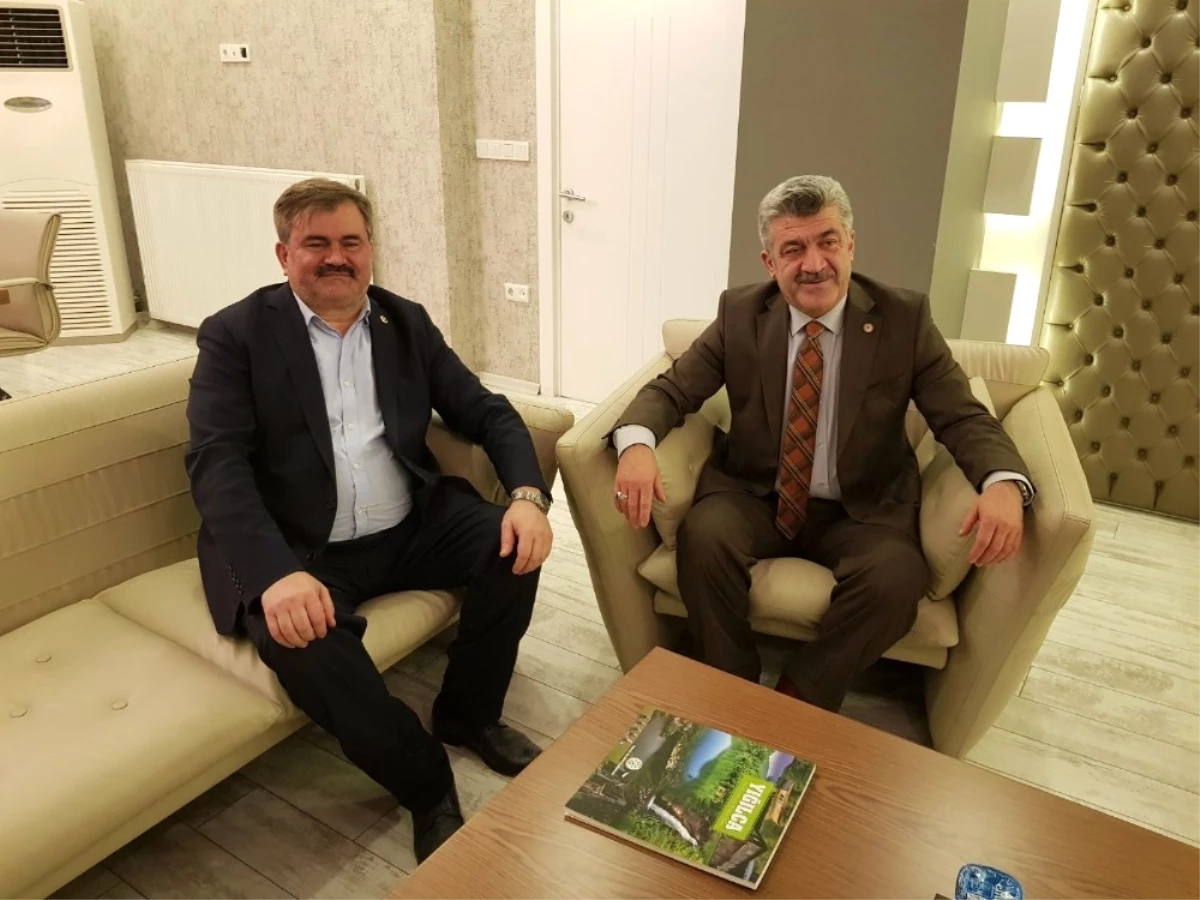 Çaturoğlu, Yığılca Belediye Başkanı Yiğit\'i Ziyaret Etti